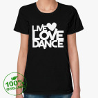 Женская футболка органик