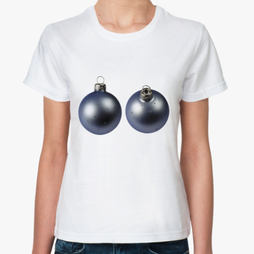 Классическая футболка Елочные шары