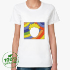 Женская футболка органик