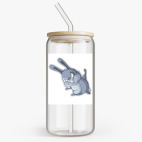 Банка с бамбуковой крышкой