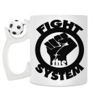 Кружка с футбольным мячиком