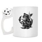 Кружка с футбольным мячиком