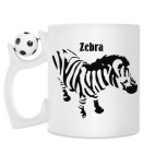 Кружка с футбольным мячиком