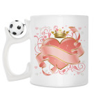 Кружка с футбольным мячиком