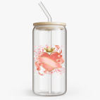 Банка с бамбуковой крышкой