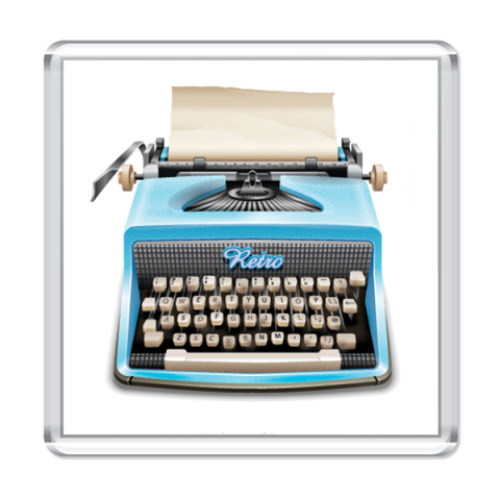 Магнит Печатная Машинка