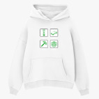 Толстовка худи оверсайз