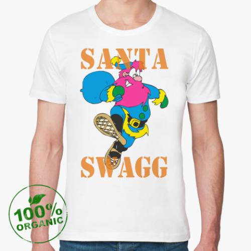 Футболка из органик-хлопка SANTA SWAGG