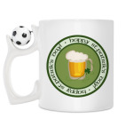 Кружка с футбольным мячиком