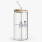 Банка с бамбуковой крышкой