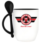 Кружка с ложкой