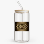 Банка с бамбуковой крышкой