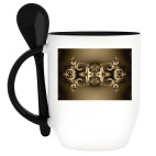 Кружка с ложкой