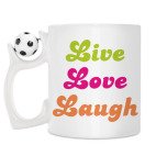 Кружка с футбольным мячиком