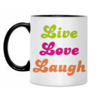 Кружка двухцветная