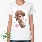 Женская футболка органик