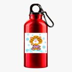 Металлическая бутылка 400 мл UV-DTF