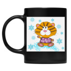 Кружка цветная UV-DTF