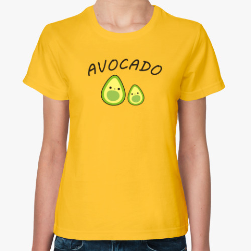 Женская футболка Avocado / Авокадо