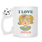 Кружка с футбольным мячиком