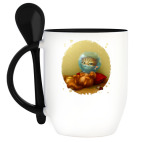 Кружка с ложкой