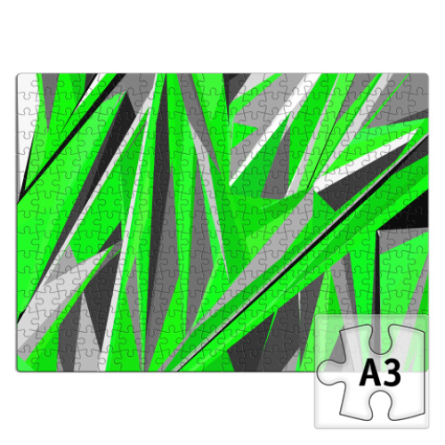 Пазл с принтом Геометрия цвета арт