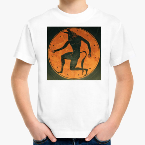 Детская футболка с принтом Минотавр