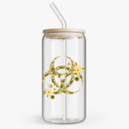 Банка с бамбуковой крышкой