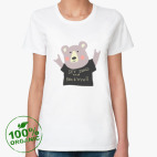 Женская футболка органик