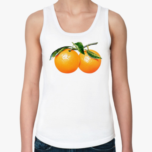 Женская майка с принтом Orange