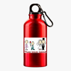 Металлическая бутылка 400 мл UV-DTF