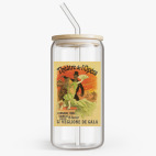 Банка с бамбуковой крышкой