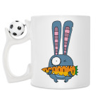 Кружка с футбольным мячиком