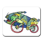 Коврик для мыши Человек на колесах