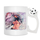 Кружка с футбольным мячиком