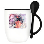 Кружка с ложкой