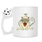 Кружка с футбольным мячиком