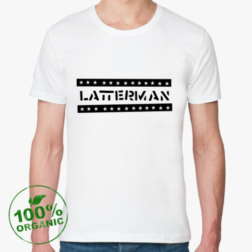 Футболка из органик-хлопка  Latterman