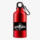 Металлическая бутылка 400 мл UV-DTF