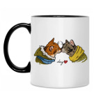 Кружка двухцветная