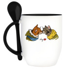 Кружка с ложкой