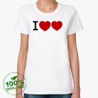 Женская футболка органик