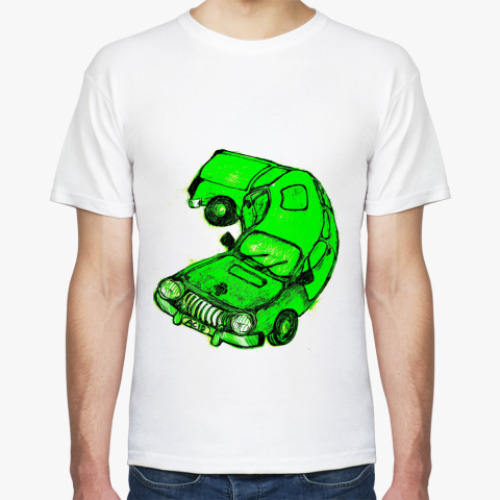 Футболка с принтом Green Limo