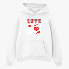 Толстовка худи оверсайз