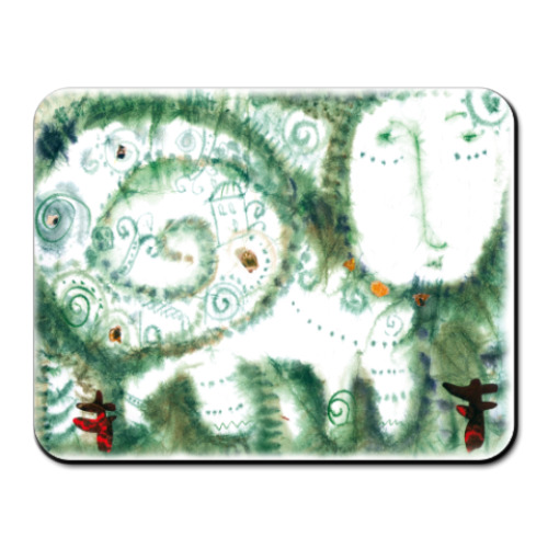 Коврик для мыши с принтом  Улитка