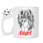 Кружка с футбольным мячиком