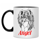 Кружка двухцветная