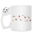 Кружка с футбольным мячиком