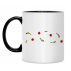 Кружка двухцветная