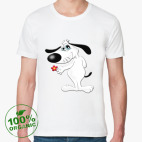 Собачка с цветком